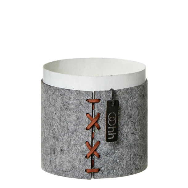 Potte med krydset stikninger, Gr