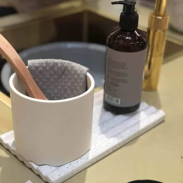 Wave Tall lysestage, st af 2, white matte