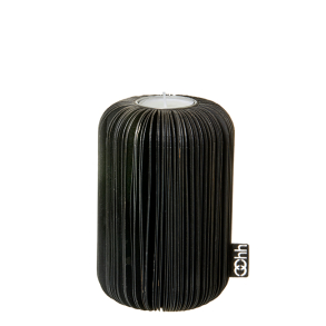 Fan Fyrfadsstage/Vase, Black