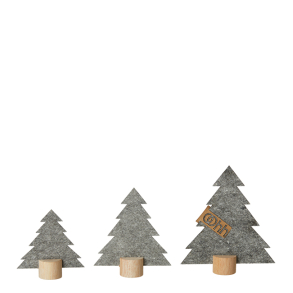St med 3 eco-felt trer p trfod, Gr