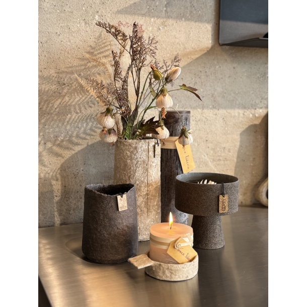 Clay Candleholder, Caffe