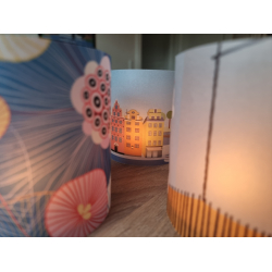 Light Paper, Flowers, envelope w/2 pcs.