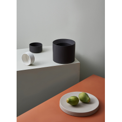 Albert blomsterkrukke, White mat