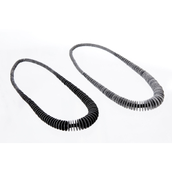 Necklace Eco-felt, Grey