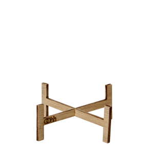 Wooden pedestal for Dia: 11cm pot, Nat