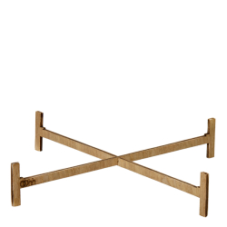 Wooden pedestal for trays, Nat