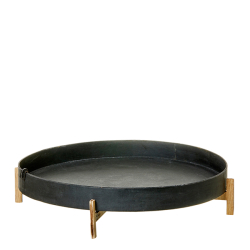 Wooden pedestal for trays, Nat