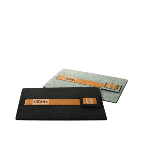 Eco-felt Placemats incl. coasters, st til 4, Black 