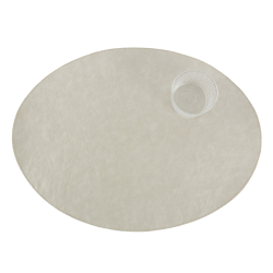 Oval Placemat, vaskbart papir, TEC Cachemire