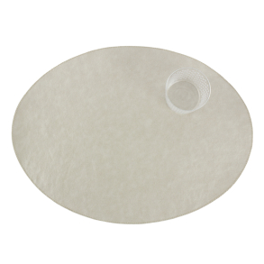 Oval Placemat, vaskbart papir, TEC Cachemire