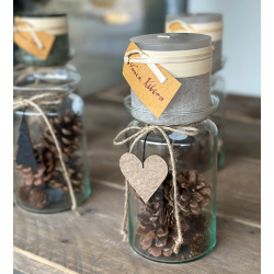 Valencia Duo, vase &amp; lysestage, Transperant