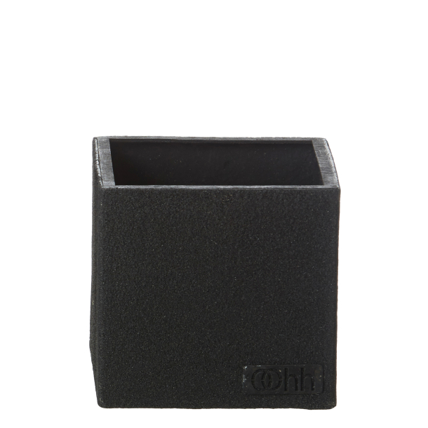Firkantet Blomsterpotte, Black