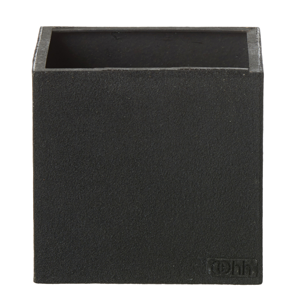 Firkantet Blomsterpotte, Black