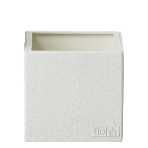 Firkantet Blomsterpotte, White