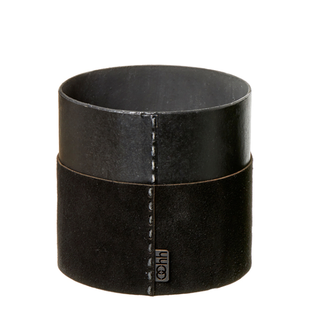 Cylinder med ruskind, Black