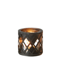 Harlequin Silhouette Glas, fyrfadsstage / vase, White