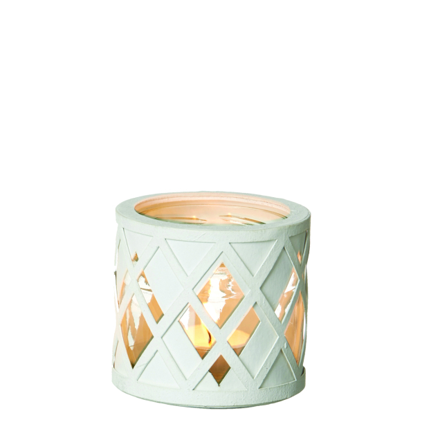 Harlequin Silhouette Glas, fyrfadsstage / vase, White