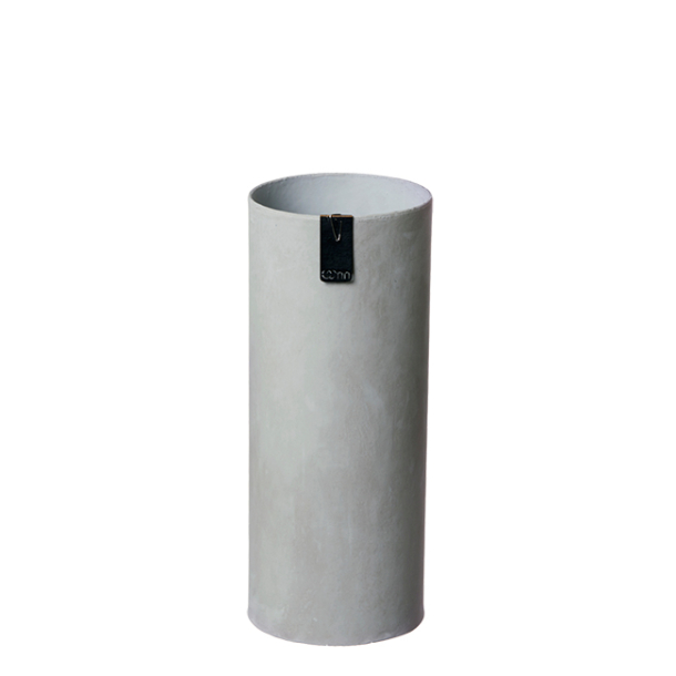 Tokyo cylinder Vase, Grey