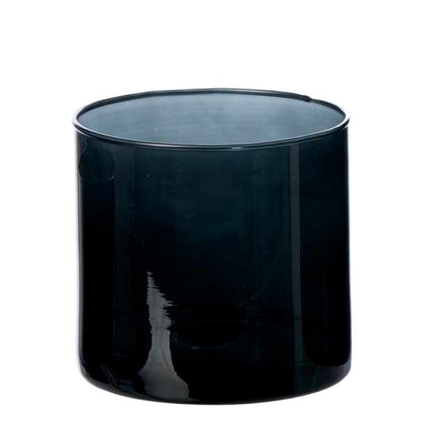 Valencia Glass D13, vase/lysestage, Black
