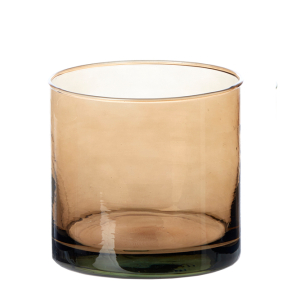 Valencia Glass D13, vase/lysestage, Cognac