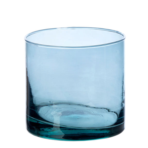 Valencia Glass D13, vase/lysestage, Petroleum