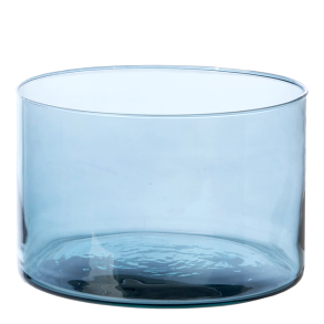 Valencia Glass D20, planteskl / lysestage,  Petroleum