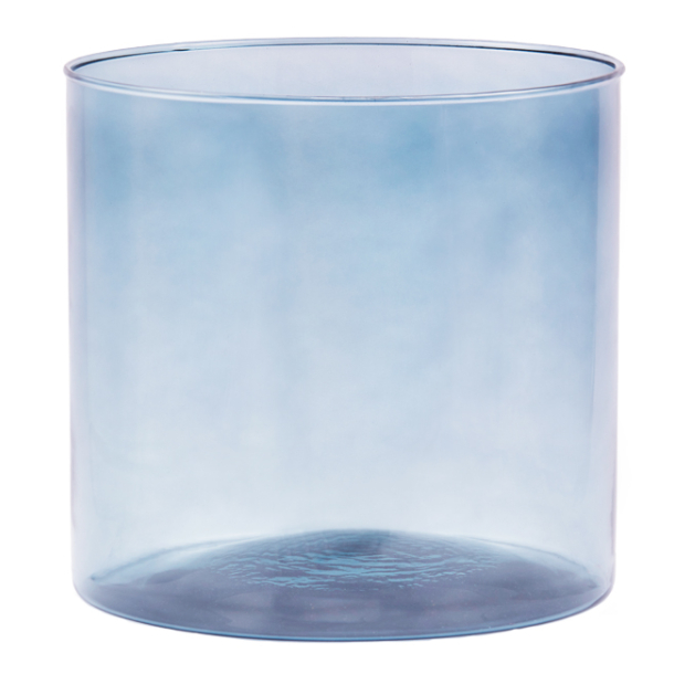 XL Valencia Glass vase / Lantern, Petroleum