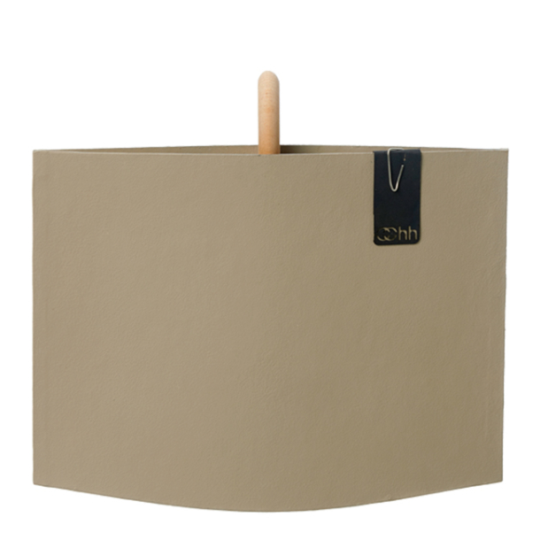 Venice Boat Vase, Light Brown