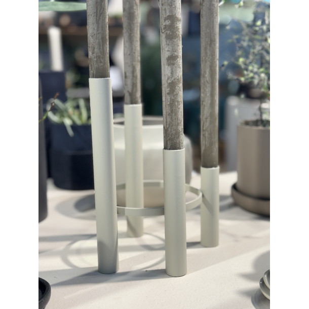 Vienna lysestage til 4 lys, Lysebrun