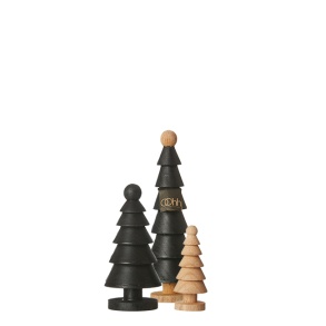 Set Of 3/trees, Black