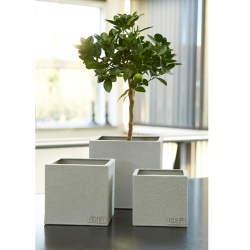 Firkantet Blomsterpotte, Gr