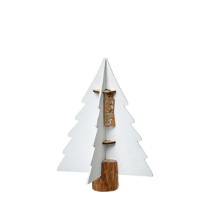 Xmas paper tree, White