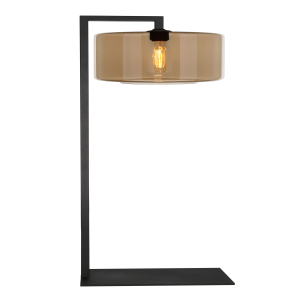 Standerlampe med Drum, Champagne