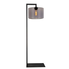 Standerlampe med Drum, Grey
