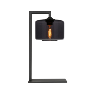 Bordlampe med Drum Sk�rm, Black
