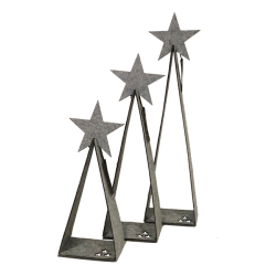 Eco-felt Triangle trer, White