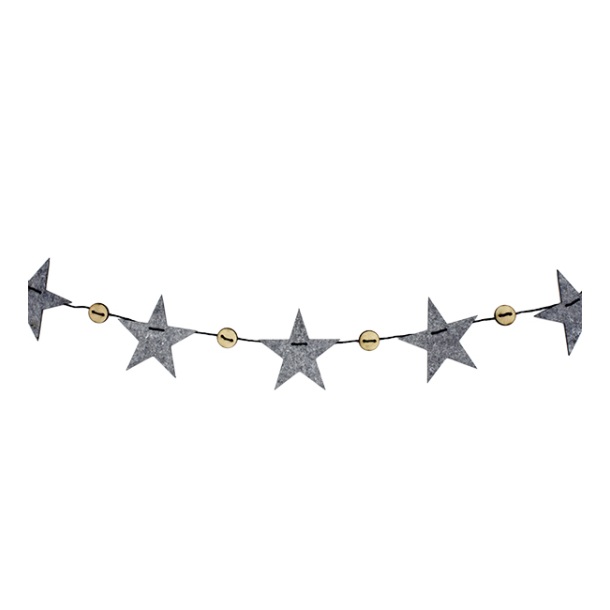 Xmas Strings Stars White