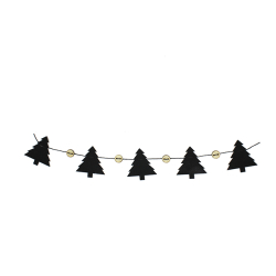 Xmas Strings Trees Black