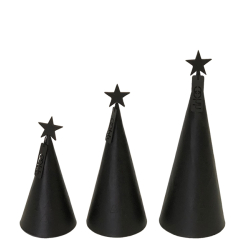 Paper Cone Tree Black