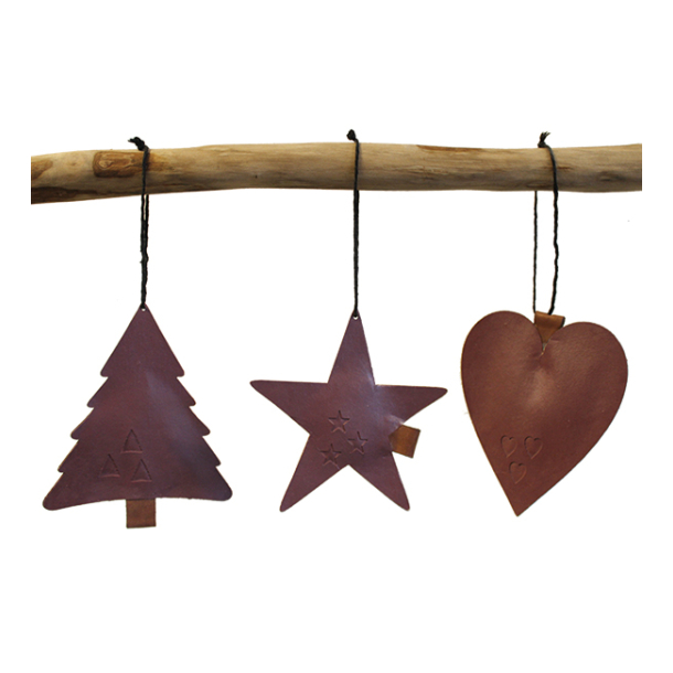 Padded Xmas Ornaments Star Wine