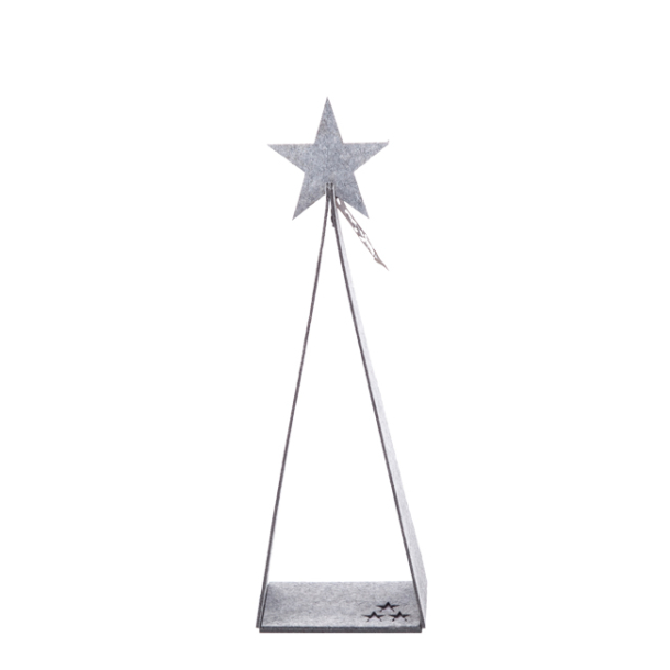 Eco-felt Triangle trer, White