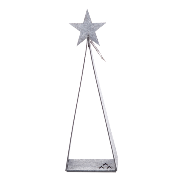 Eco-felt Triangle trer, White