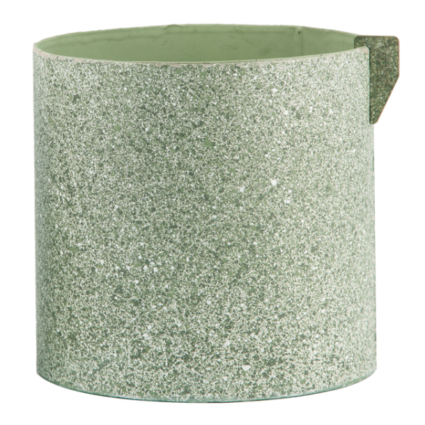 Granite hndmalet potte, Green