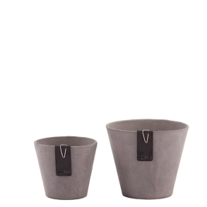 Tokyo mini pots, st med 2, Grbrun