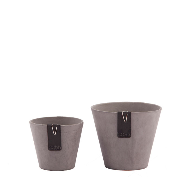 Tokyo mini pots, st med 2, Grbrun