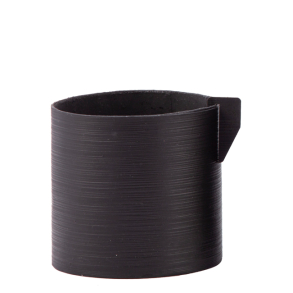 Pure Hndmalet blomsterpotte, Black