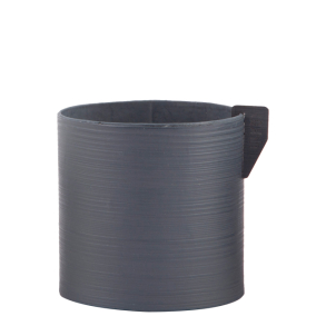 Pure Hndmalet blomsterpotte, Petroleum