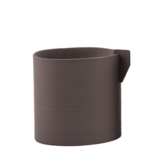 Pure Hndmalet blomsterpotte, Taupe