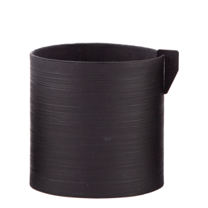 Pure Hndmalet blomsterpotte, Black