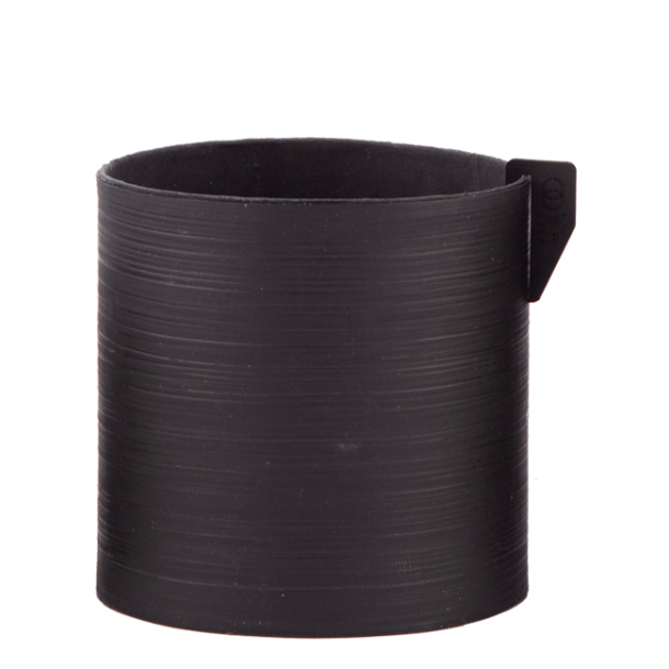 Pure Hndmalet blomsterpotte, Black